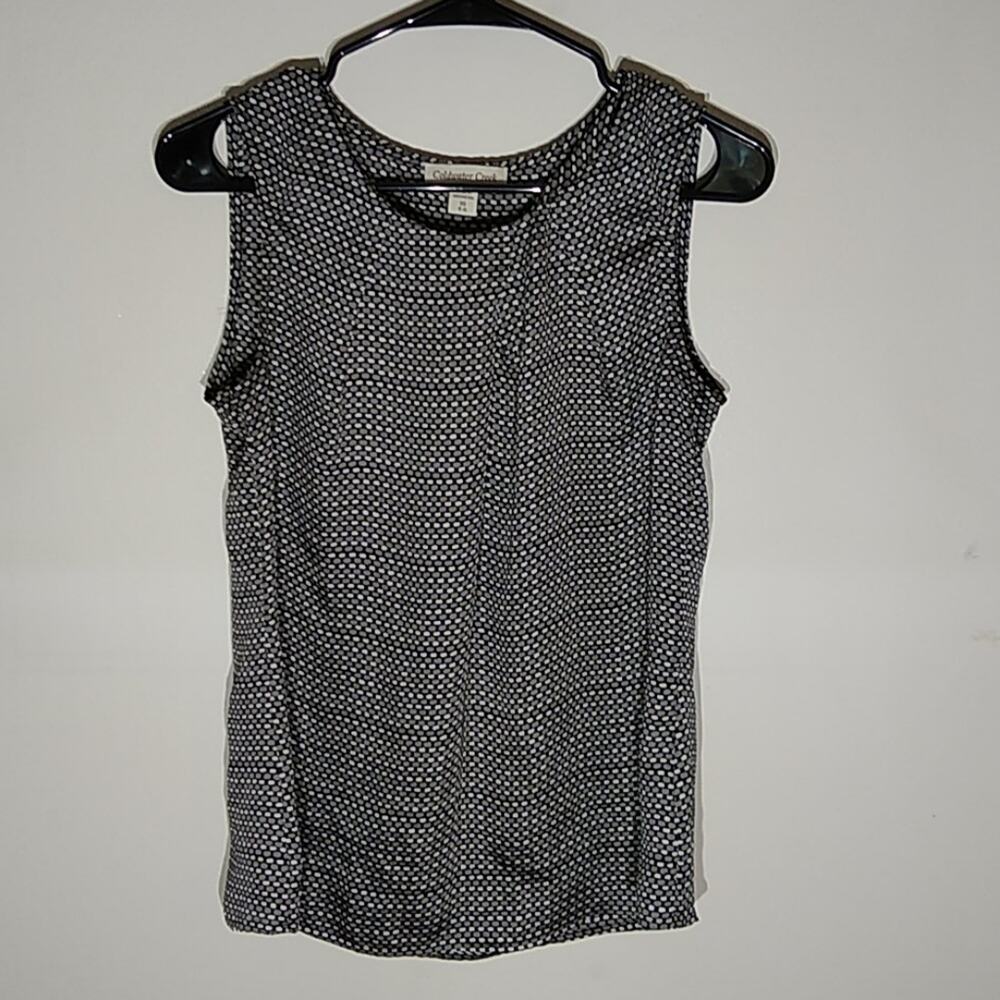 Coldwater Creek Women's XS Geometric Printed tank for career outfits